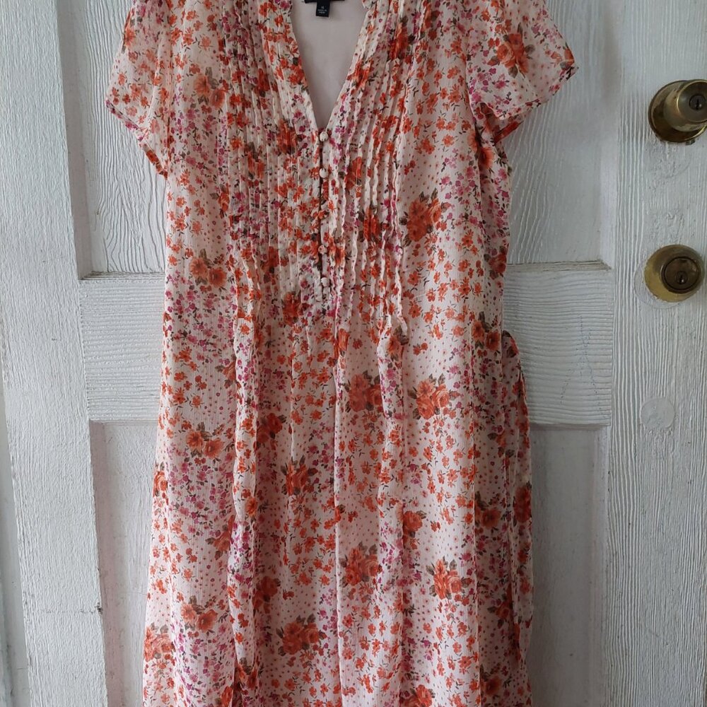 MSK Floral Dress NWT